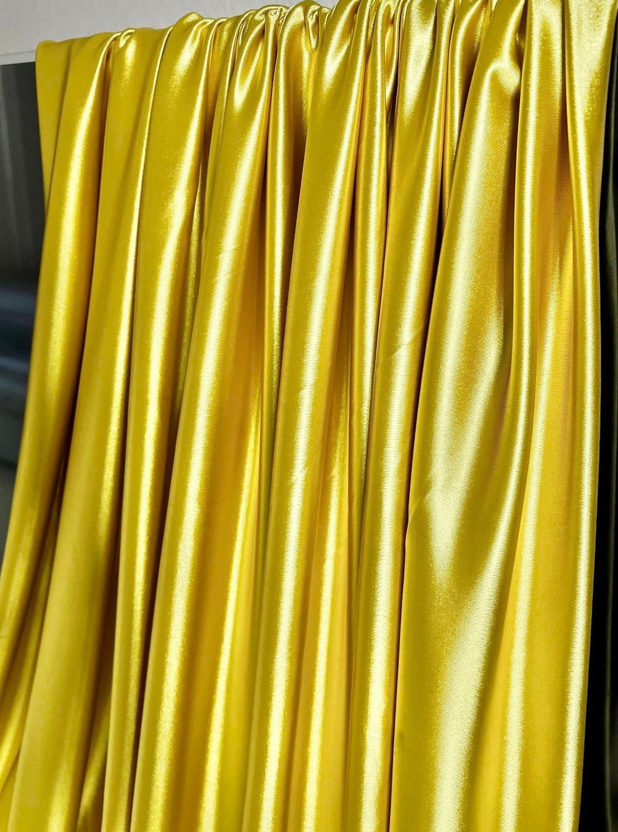 Shiny Nylon Spandex Yellow