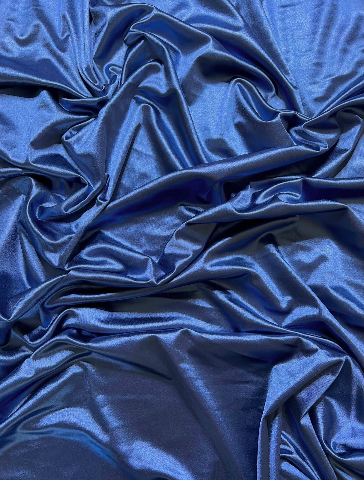 Shiny Denim Nylon Spandex