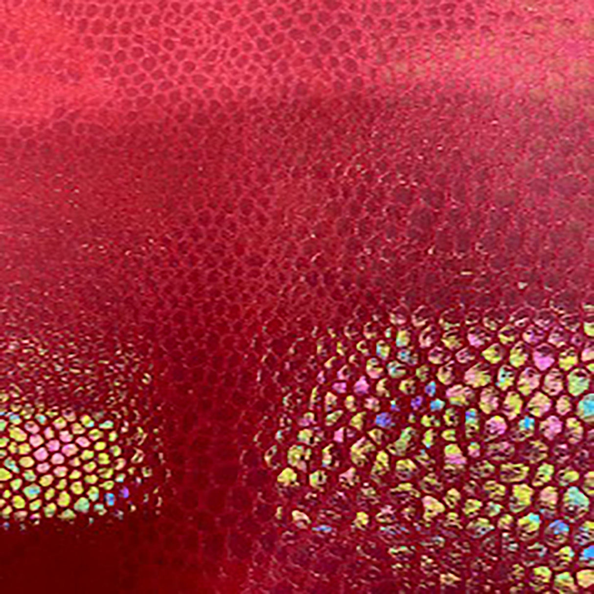 Nylon Spandex Rainbow Crystal Snake Fabric 60"