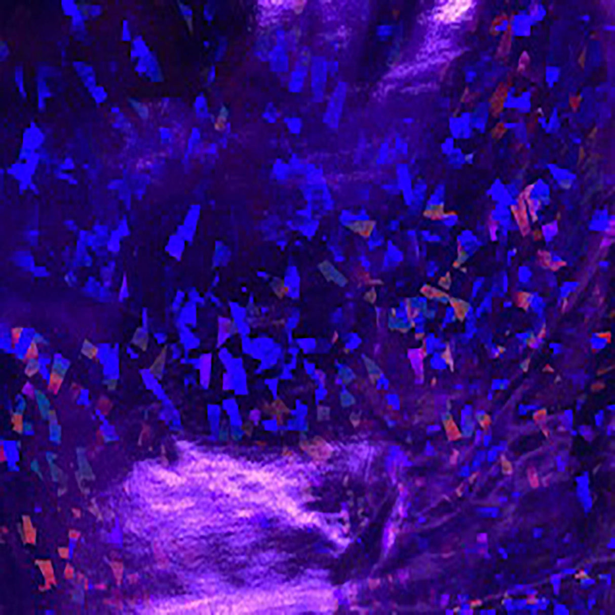 Hologram Vinyl Spandex Broken Glass Fabric 60"