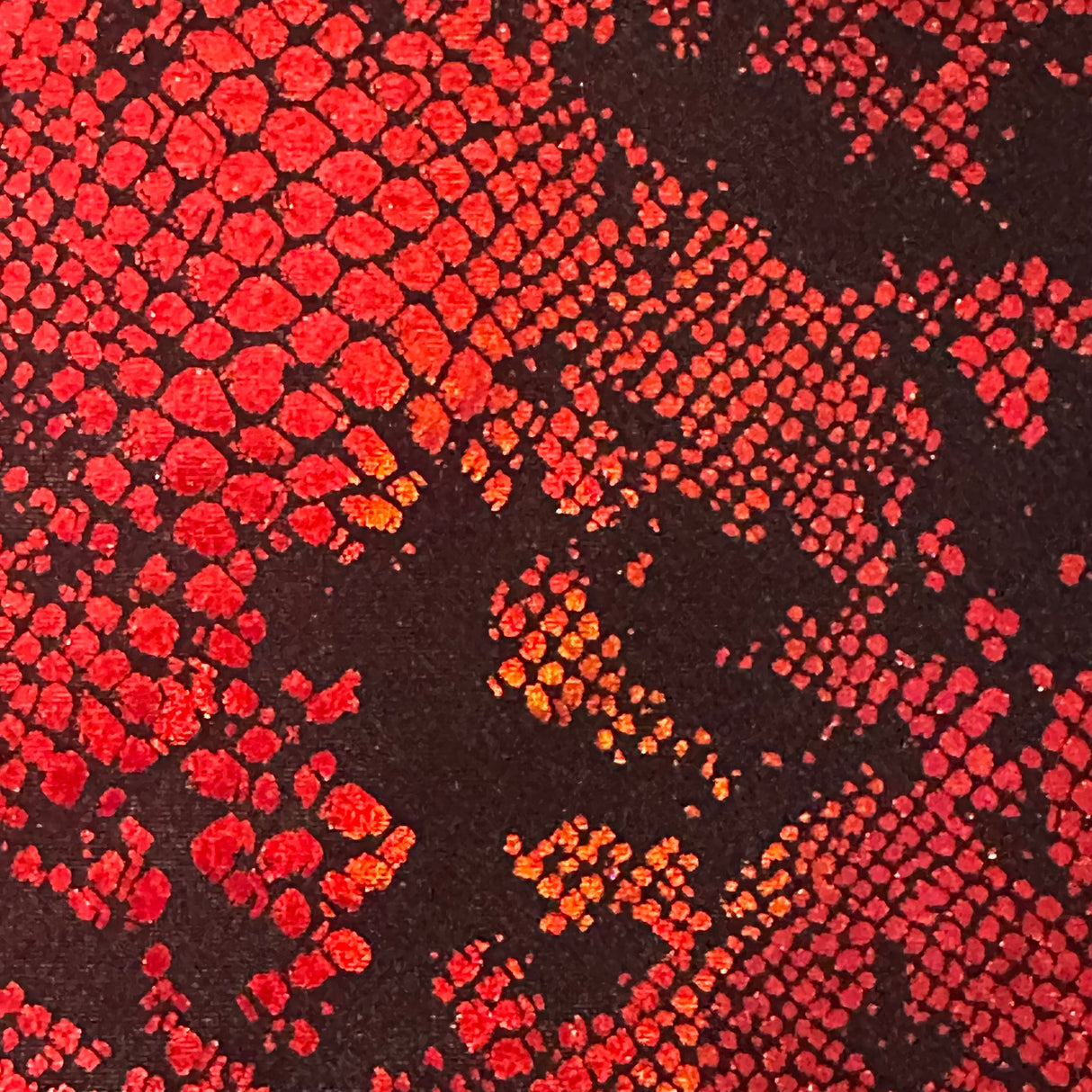 Hologram Tricot Nylon Spandex Fabric Viper Snake 60"