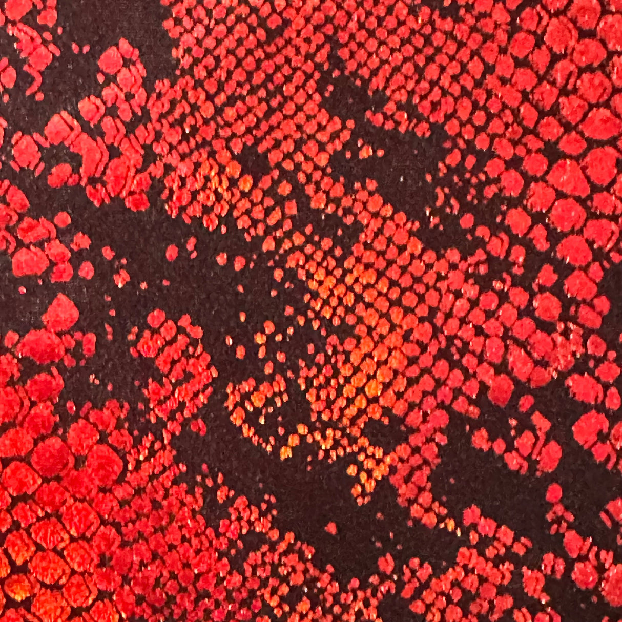 Hologram Tricot Nylon Spandex Fabric Viper Snake 60"
