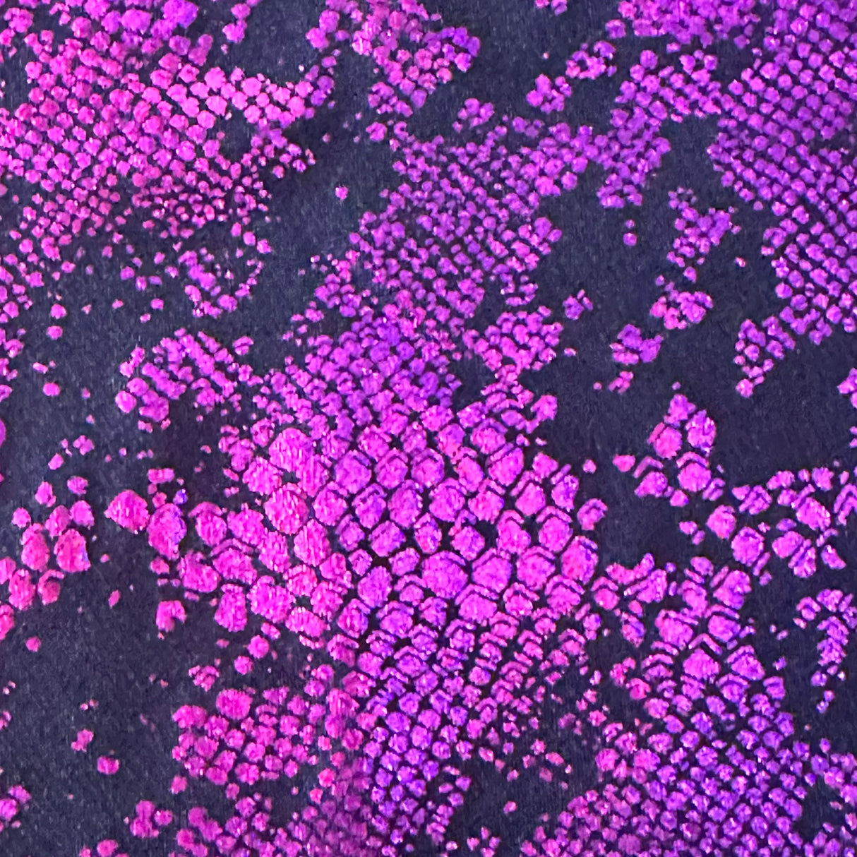 Hologram Tricot Nylon Spandex Fabric Viper Snake 60"
