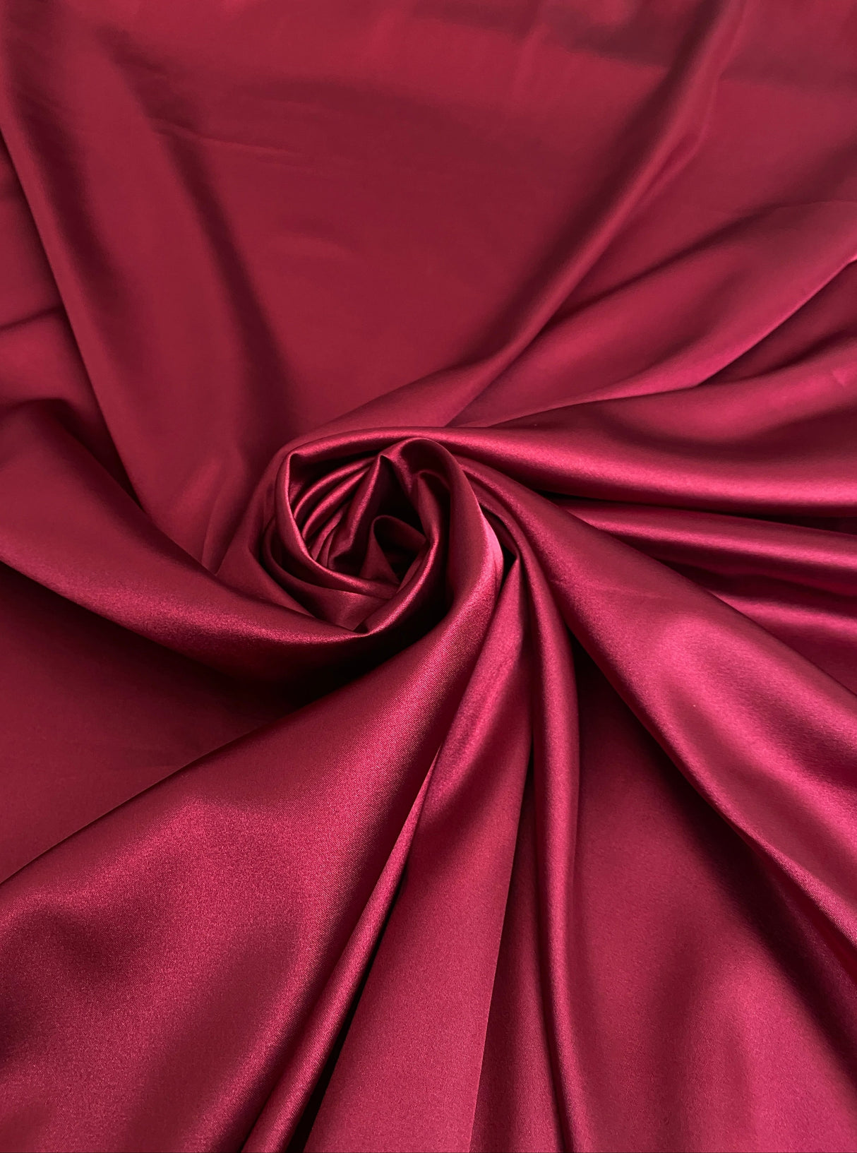 Stretch Satin Cranberry