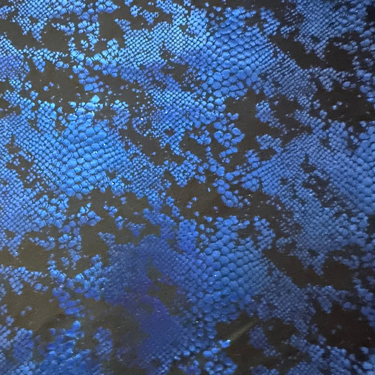 Hologram Tricot Nylon Spandex Fabric Viper Snake 60"