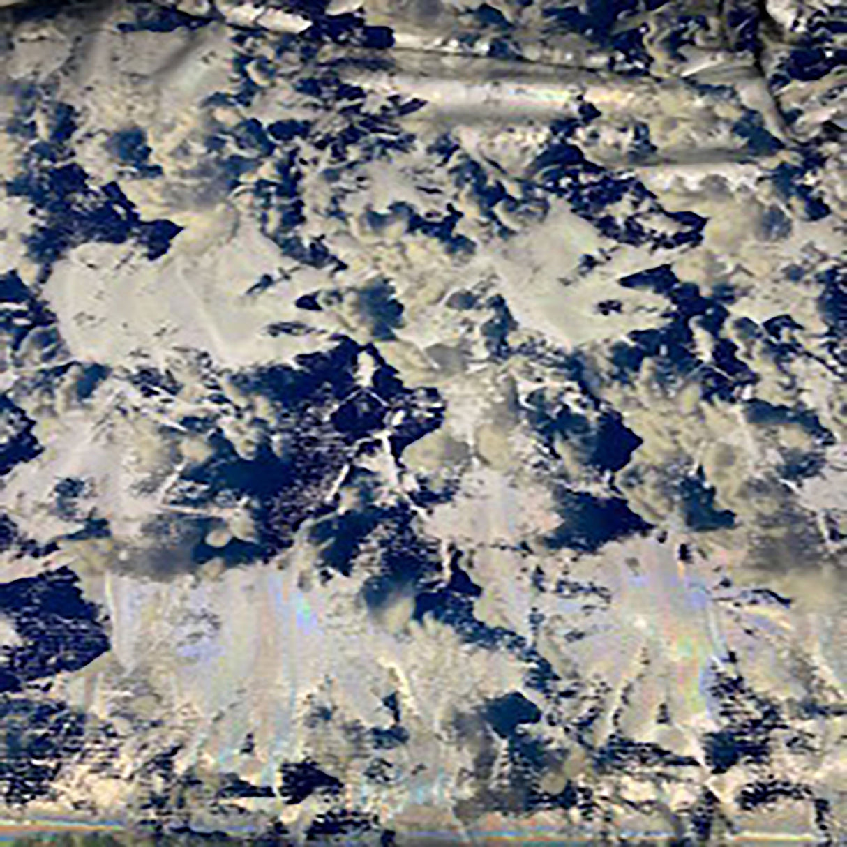 Polyester Spandex Fabric Spring Clouds Laser Hologram 60"
