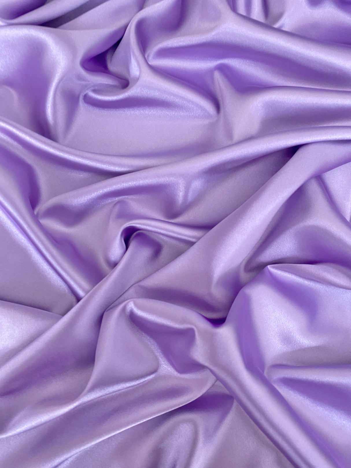 Lavender Silky Stretch Satin