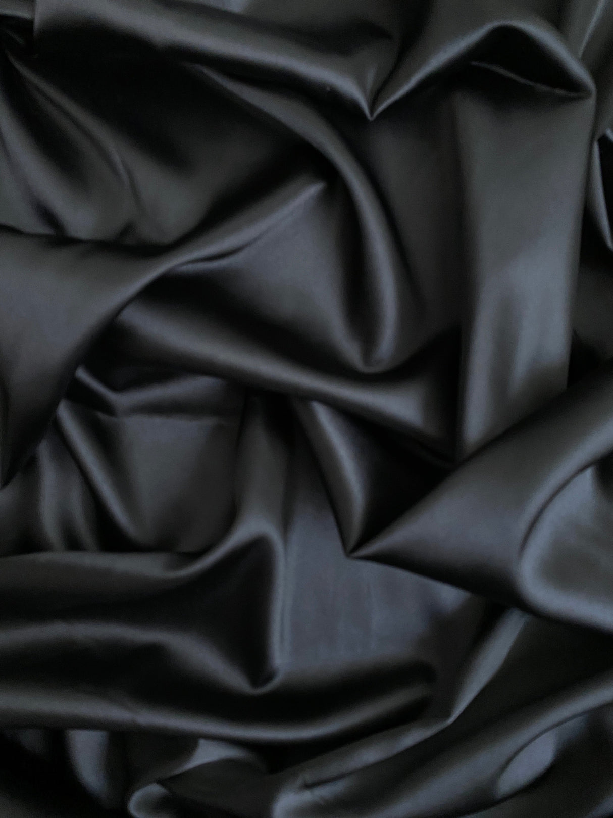 Stretch Satin Black