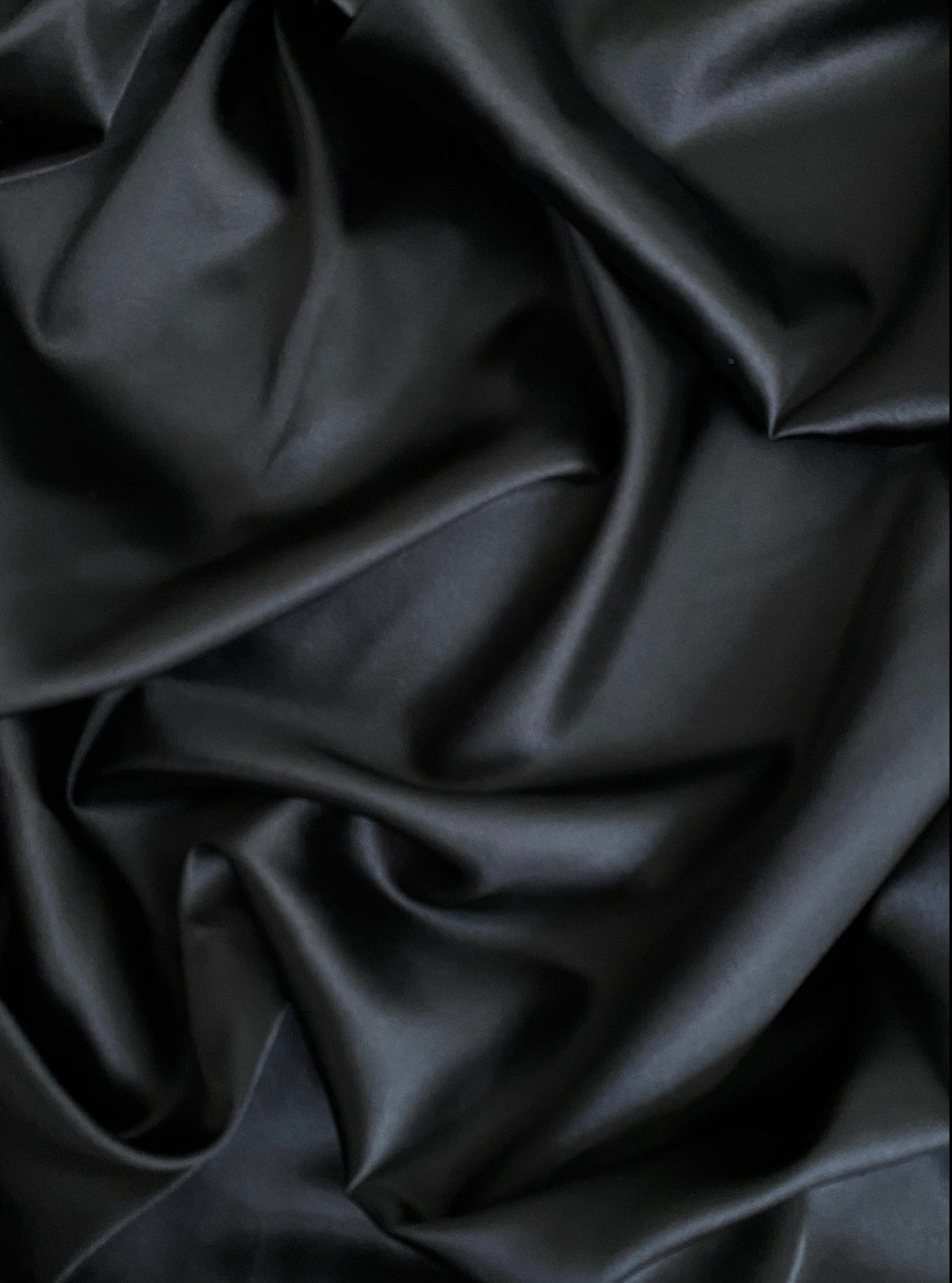 Stretch Satin Black