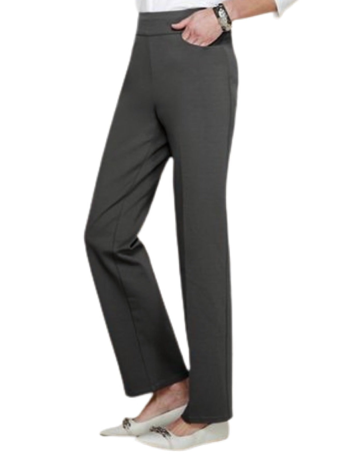 Gray Poly Poplin