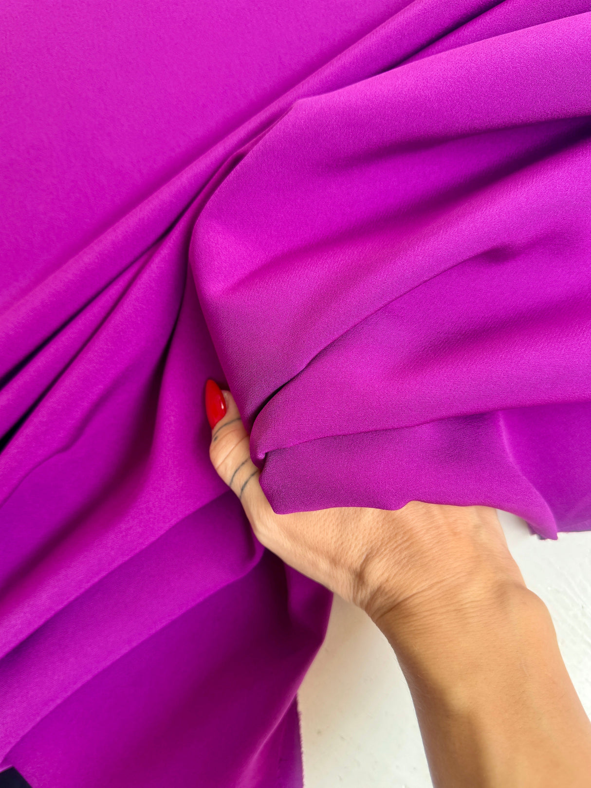 Stretch Crepe Magenta