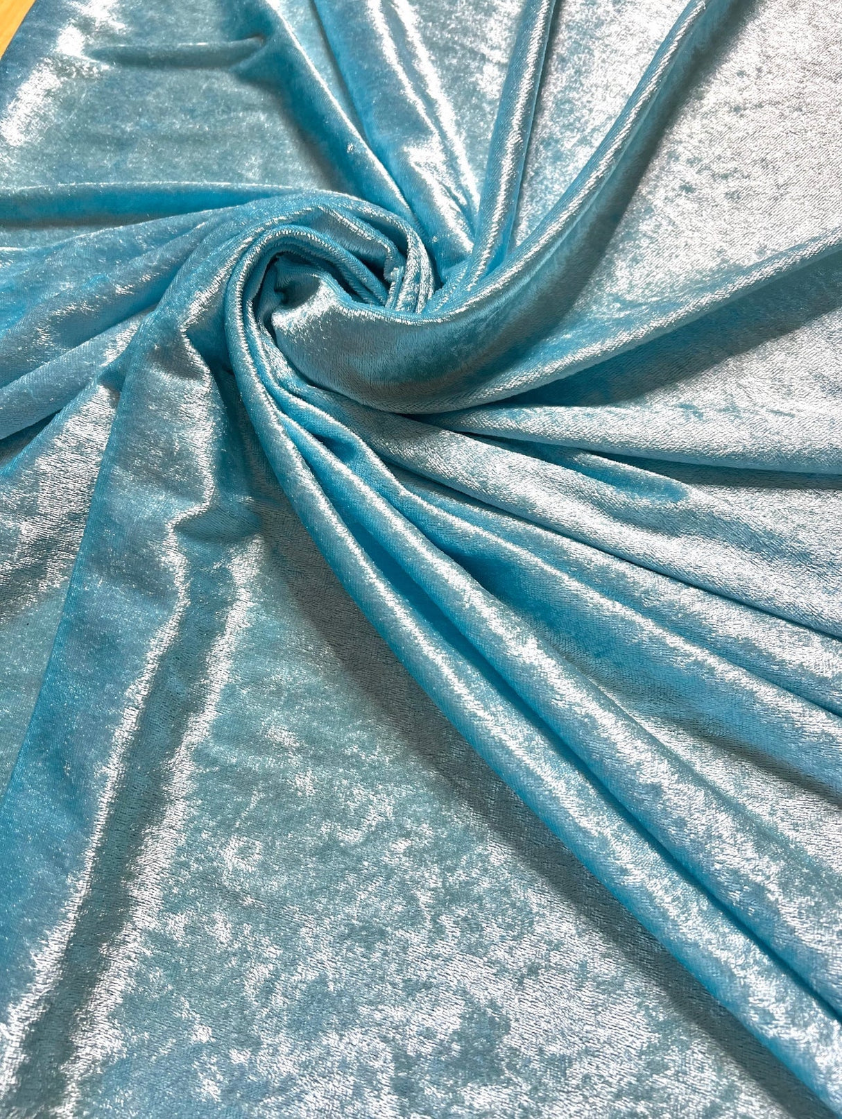 Turquoise Stretch Velvet