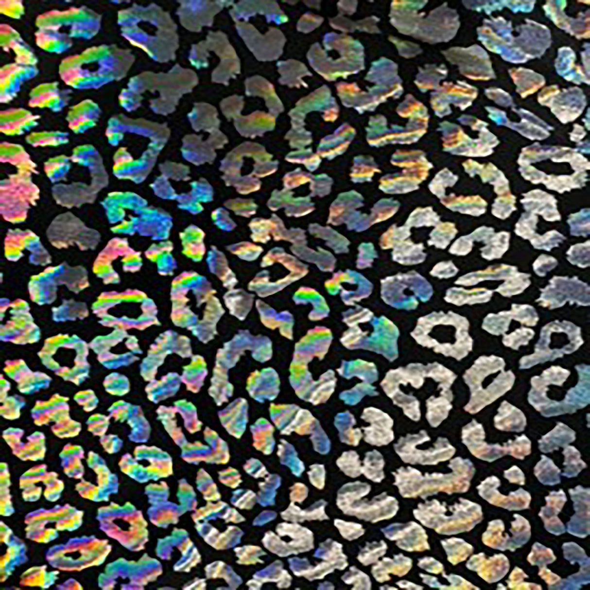 Nylon Spandex Cheetah Hologram Fabric 60"