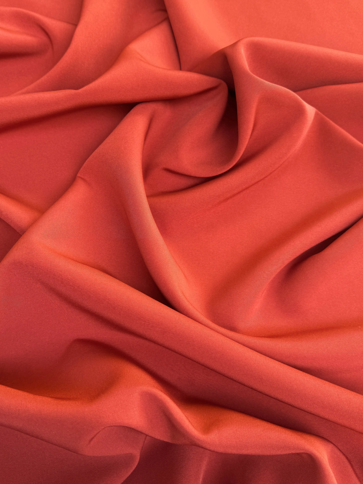 Stretch Crepe Rust