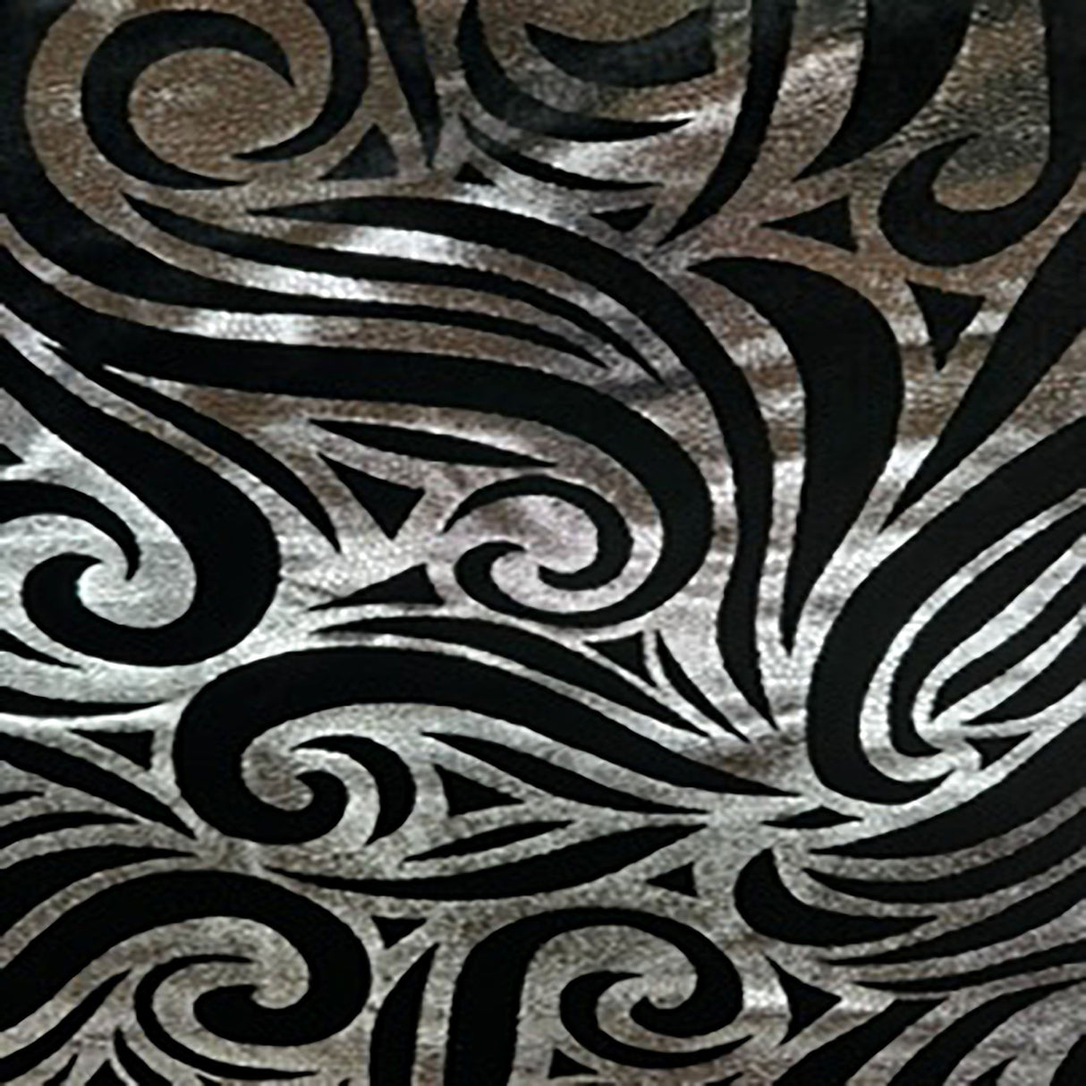 Stretch Polyester Velvet Meta Snake Foil Fabric