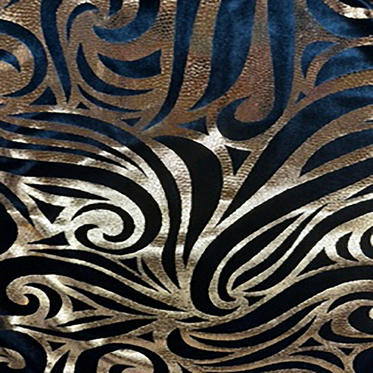 Stretch Polyester Velvet Meta Snake Foil Fabric