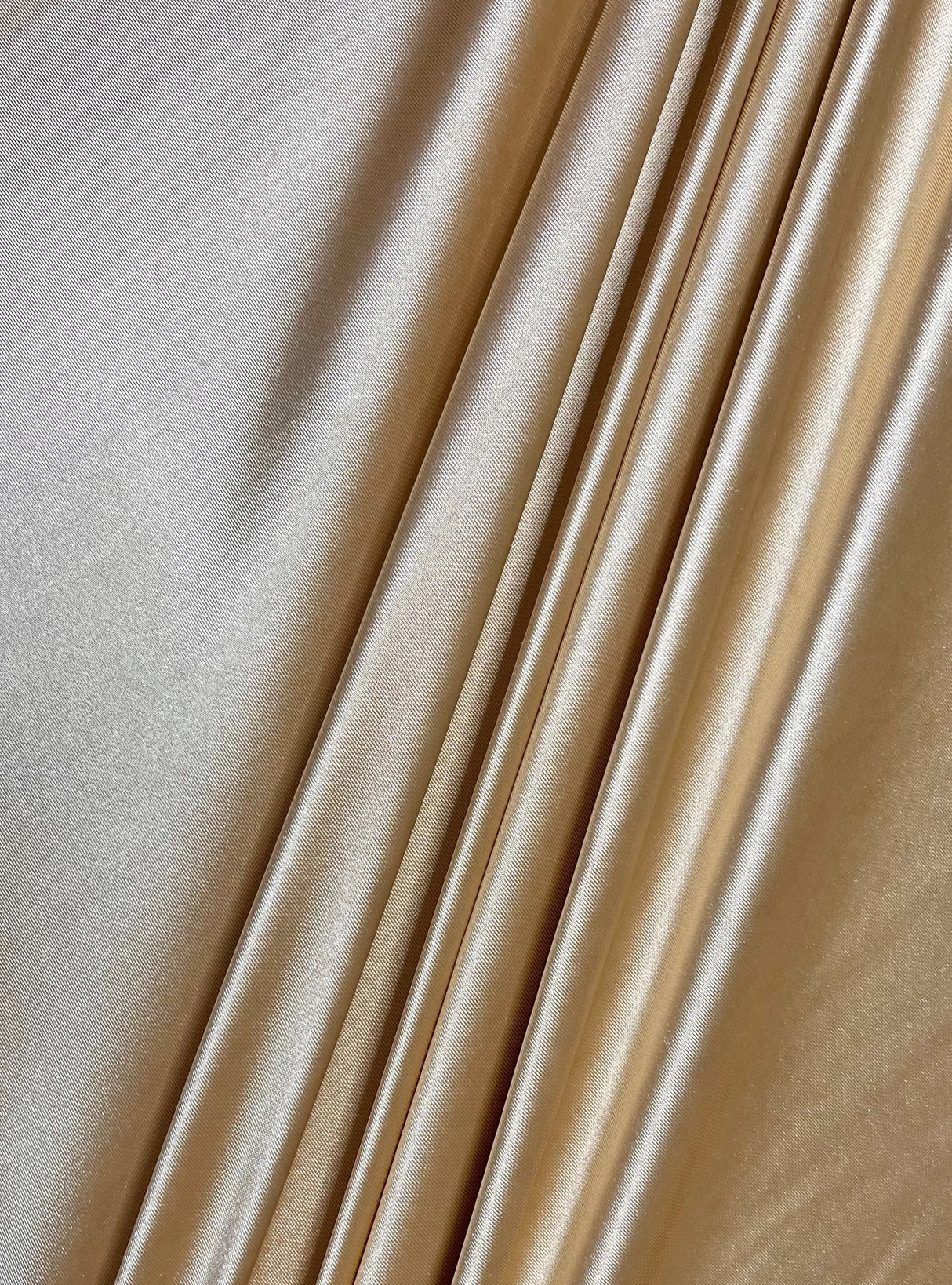 Shiny Nylon Spandex Taupe