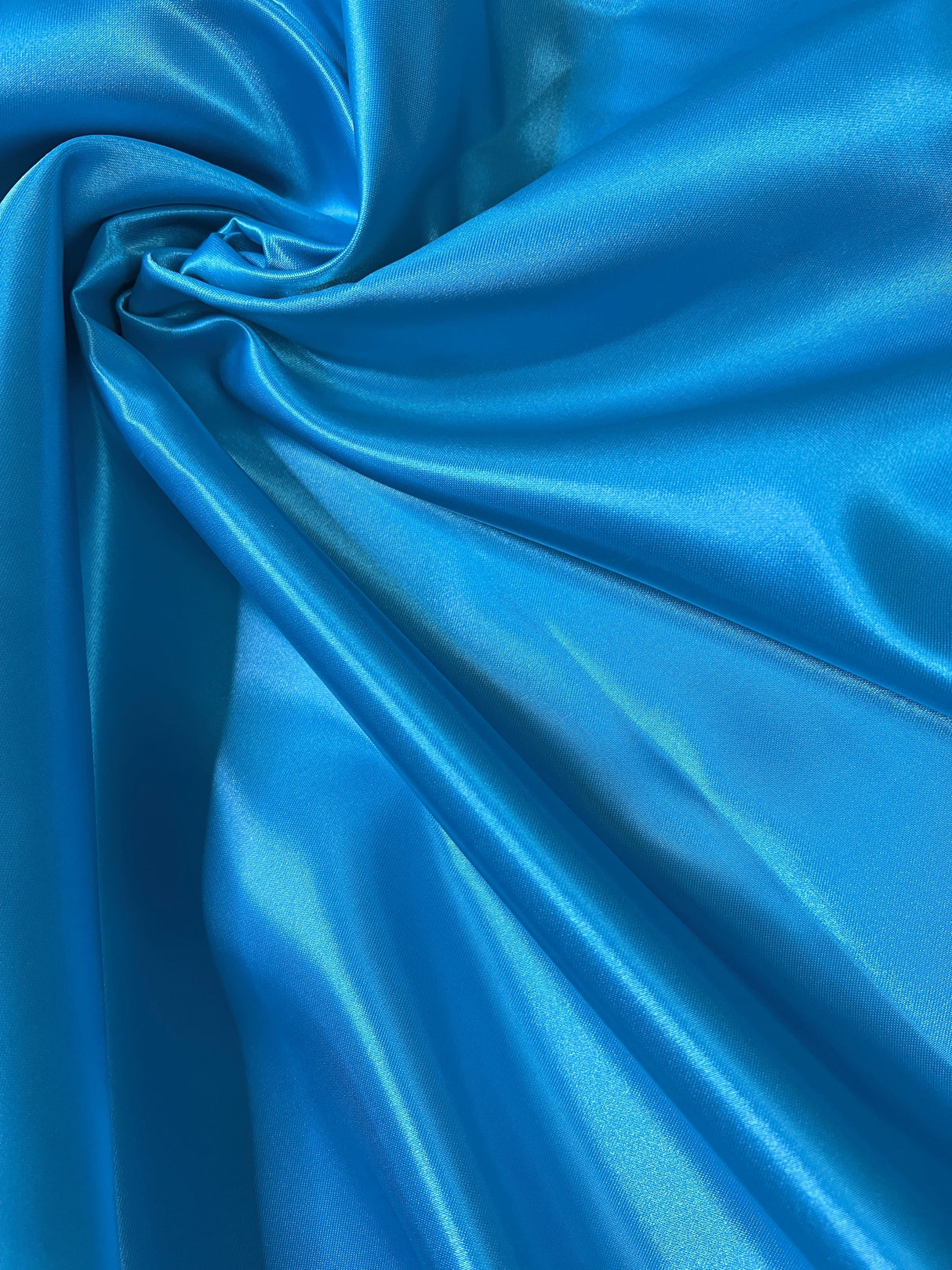 Ocean Blue Duchesse Satin