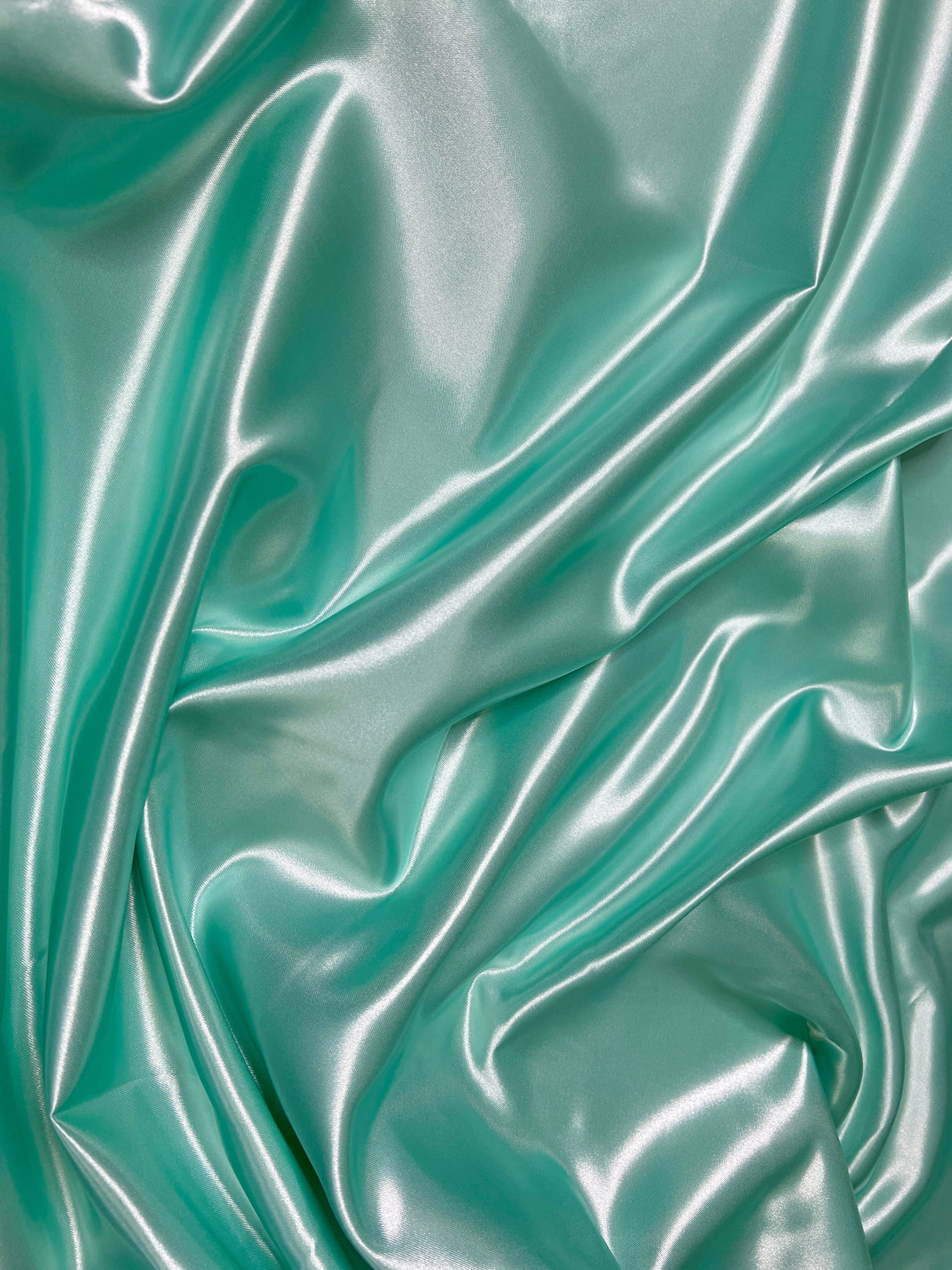 Duchesse Satin Mint Green