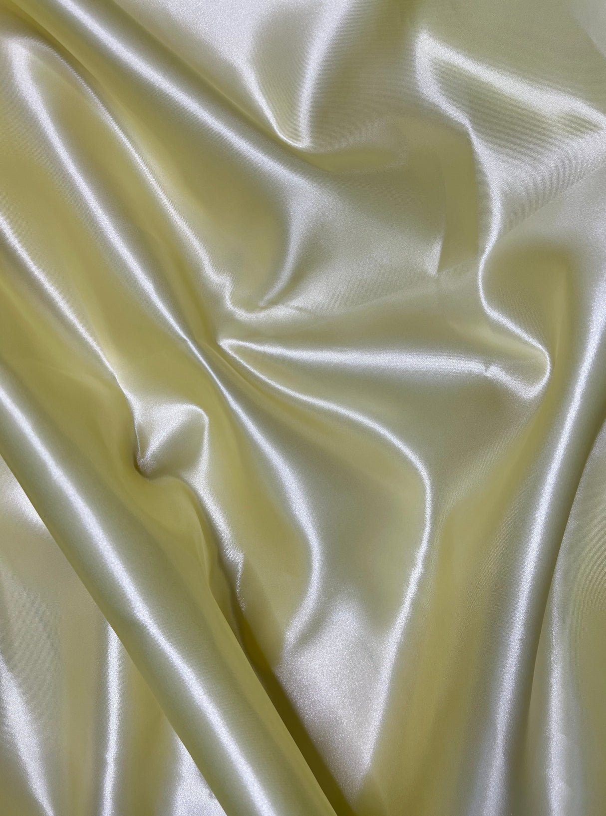 Heavy Satin Pale Yellow