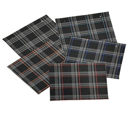 Plaid Acrylic Twill Upholstery Fabric - Plaid, 54" Width (1 Yard)