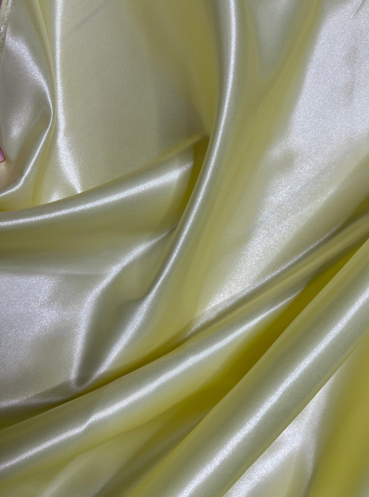 Heavy Satin Pale Yellow