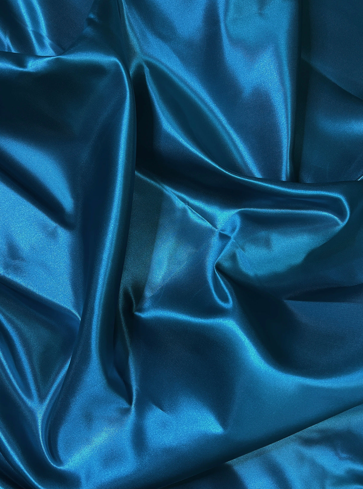 Teal Duchesse Satin