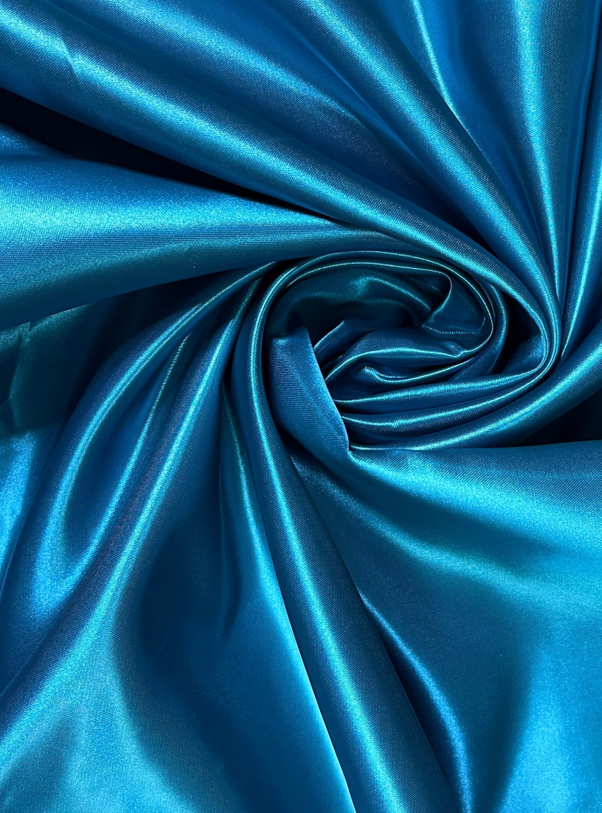 Teal Duchesse Satin