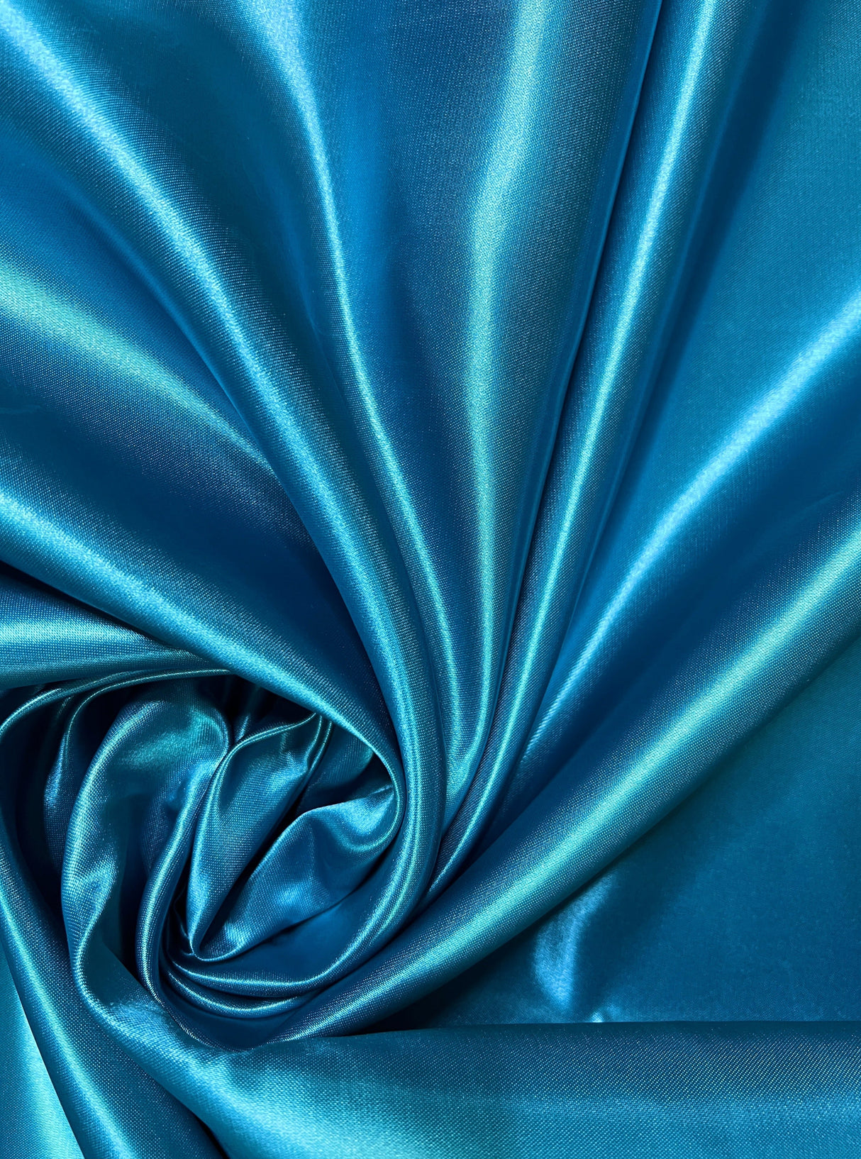 Teal Duchesse Satin