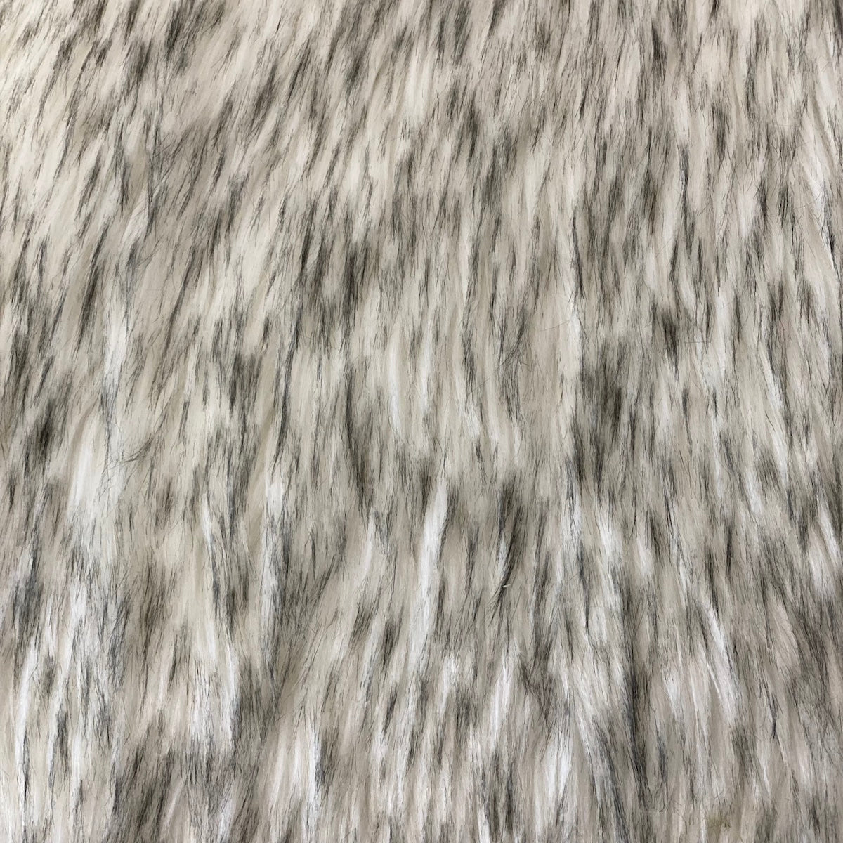 Frost Tipped Husky Faux Fur Fabric - Beige, Black, Brown, Gold, 60" Width, 2" Pile Length (1 Yard)