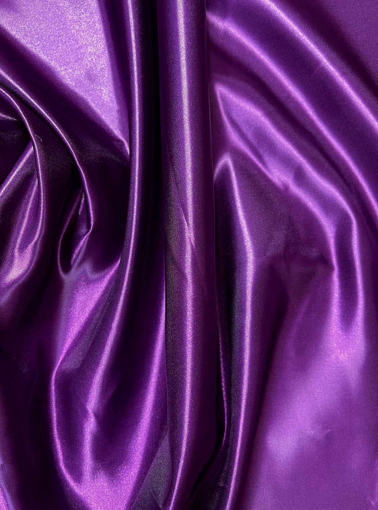 Plum Duchesse Satin