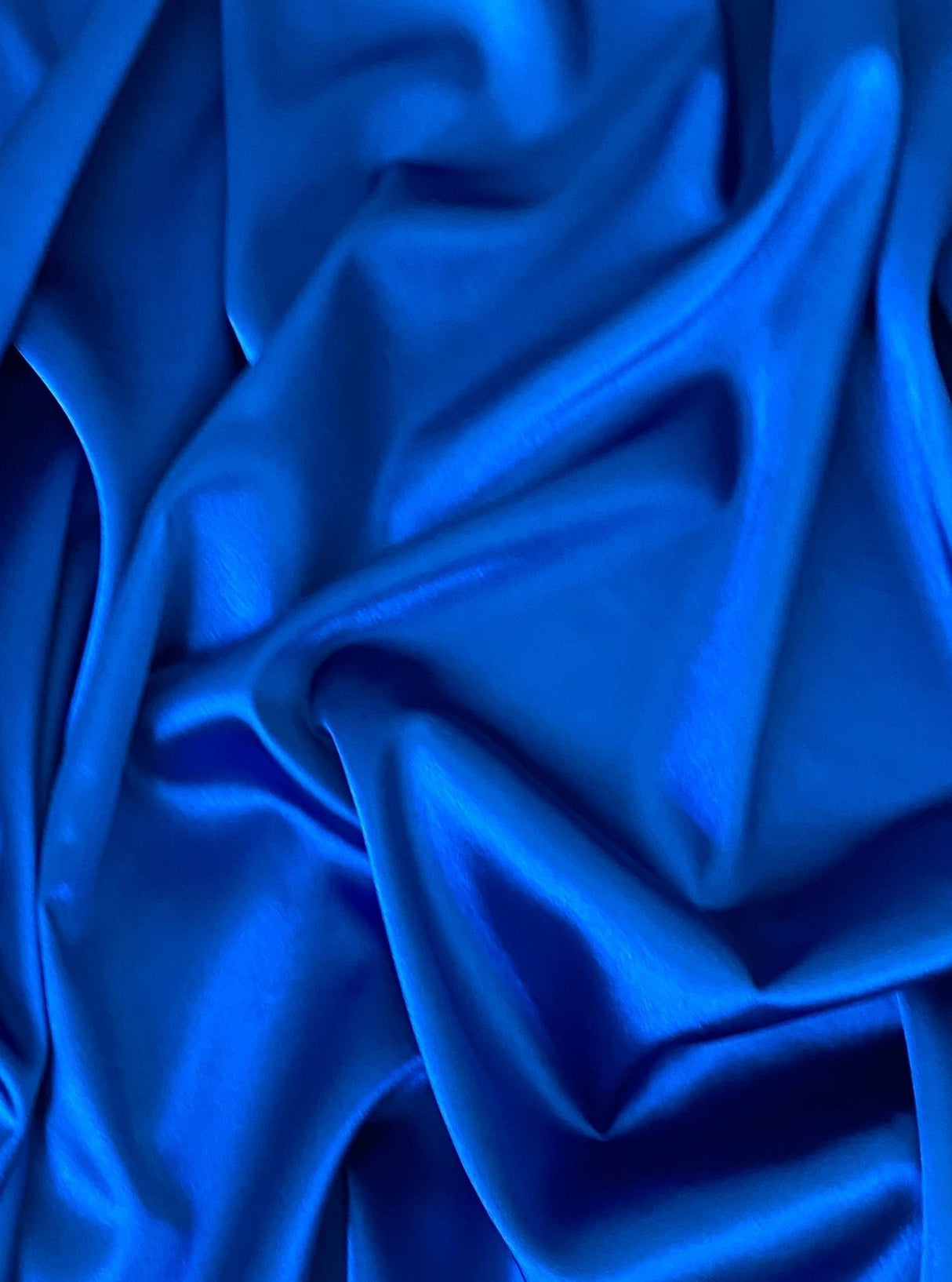 Stretch Satin Royal Blue