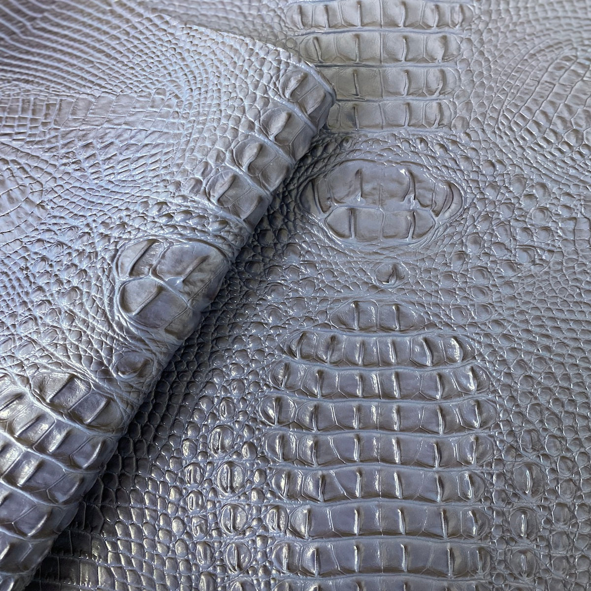 Faux Leather Vinyl Fabric 3D Embossed Gator