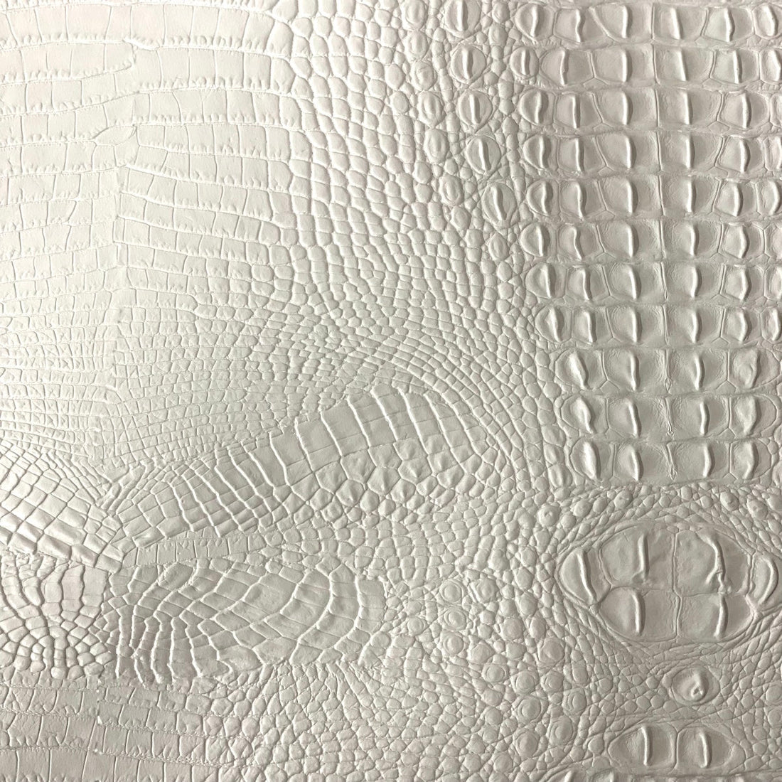 3D Embossed Gator Faux Leather Vinyl Fabric 56" Wide, Heavyweight Upholstery & Décor