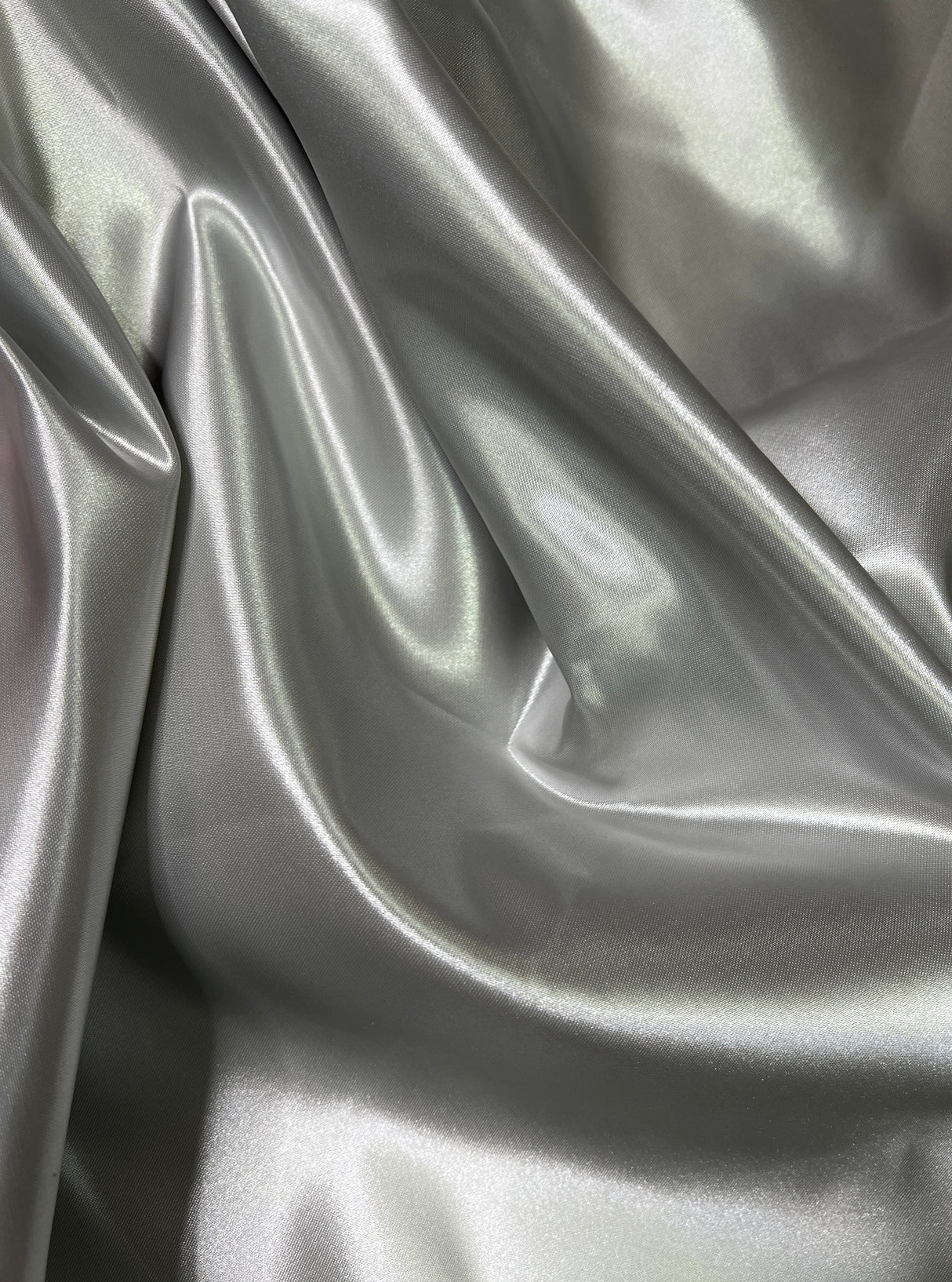 Silver Duchesse Satin