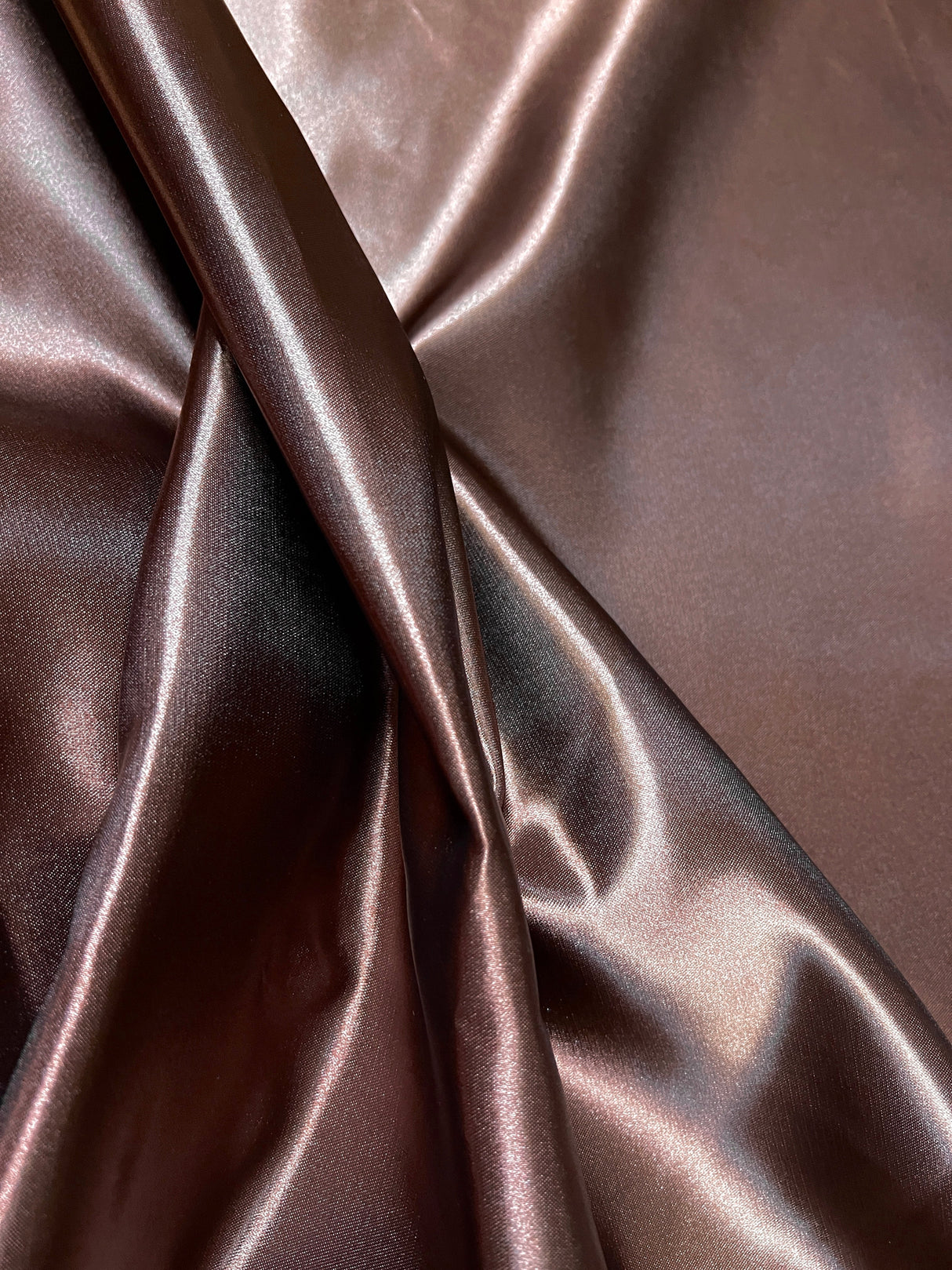 Brown Duchesse Satin