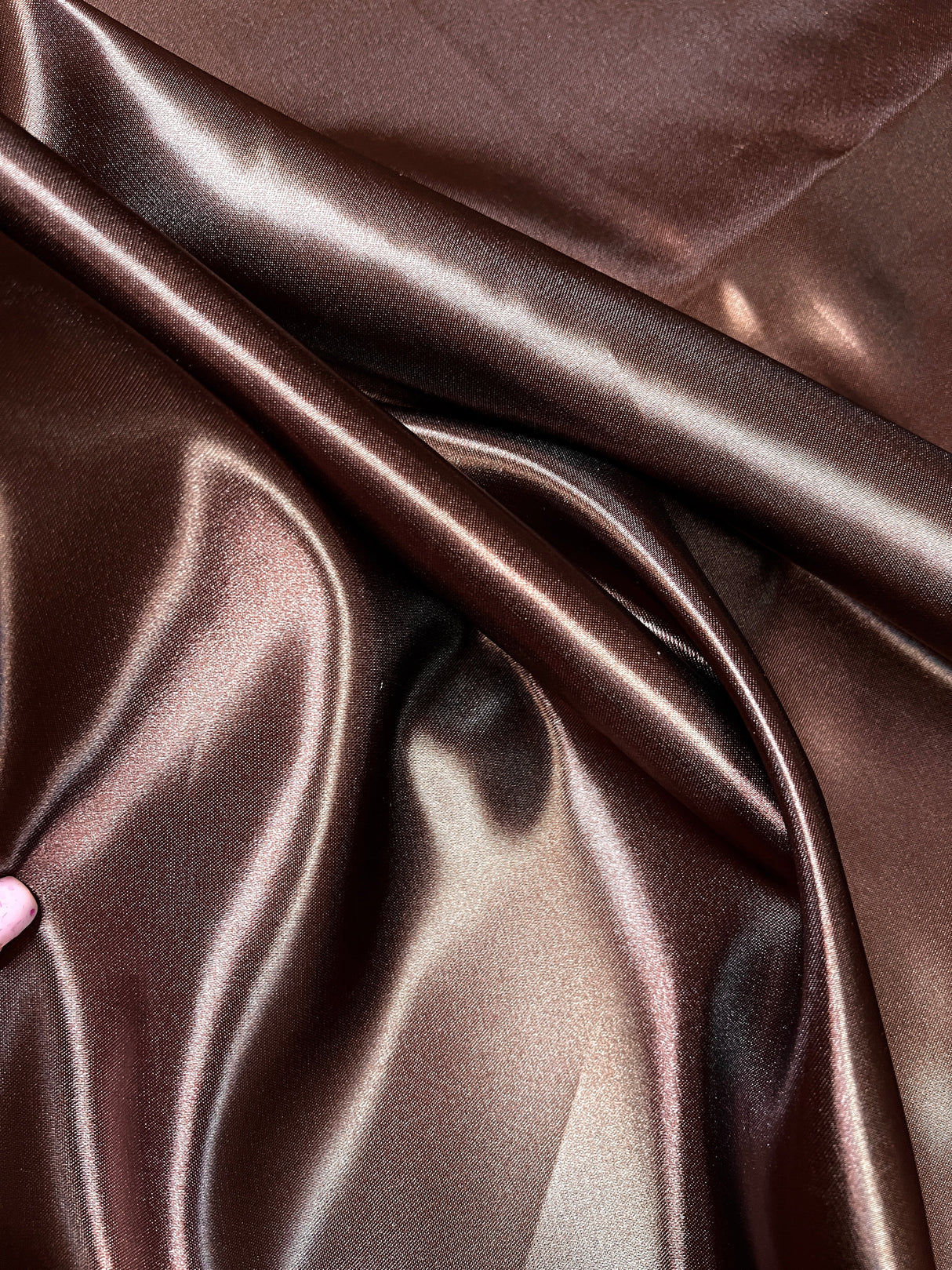 Brown Duchesse Satin