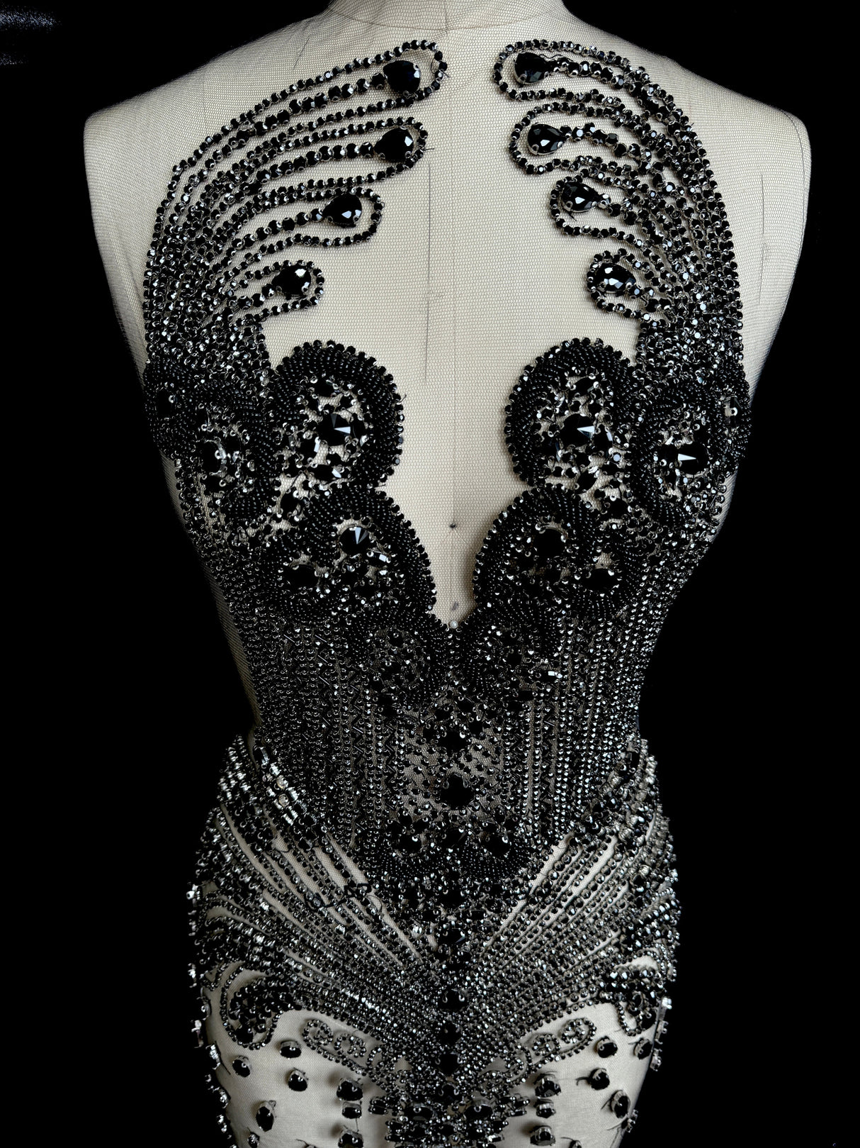 Rhinestone Bodice Applique