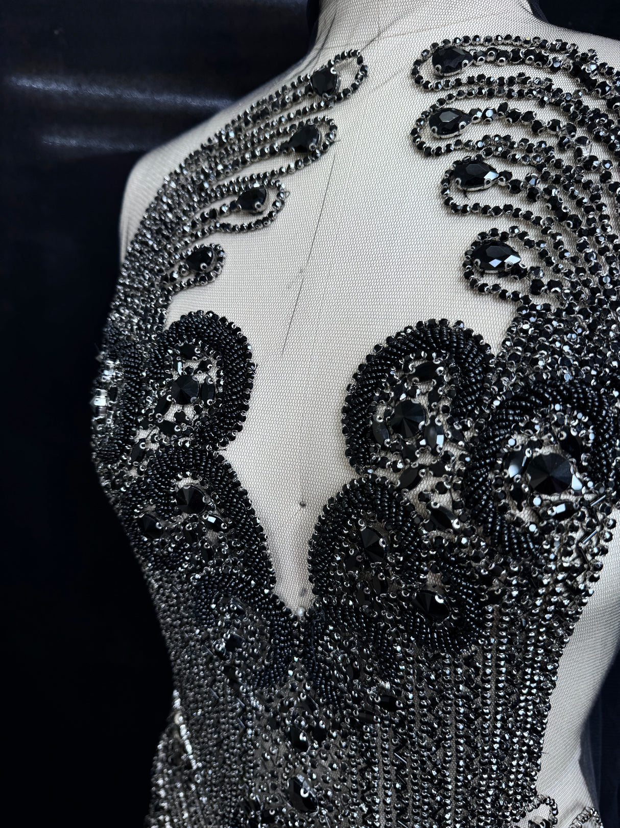 Rhinestone Bodice Applique