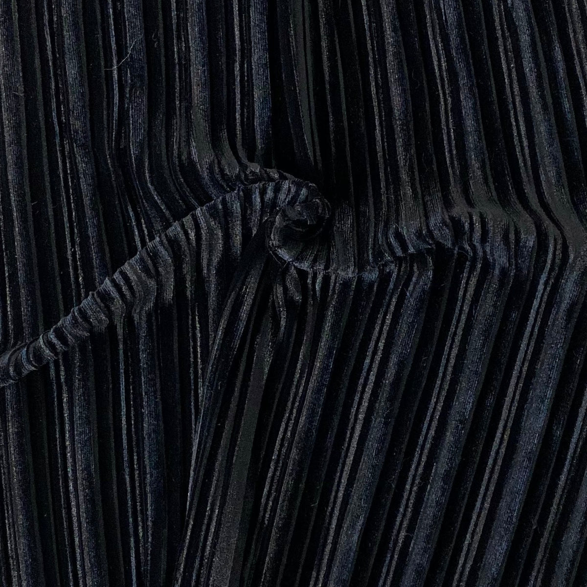 Pleated Stretch Velvet Spandex Fabric - 4-Way Stretch, 58" Width (1 Yard)