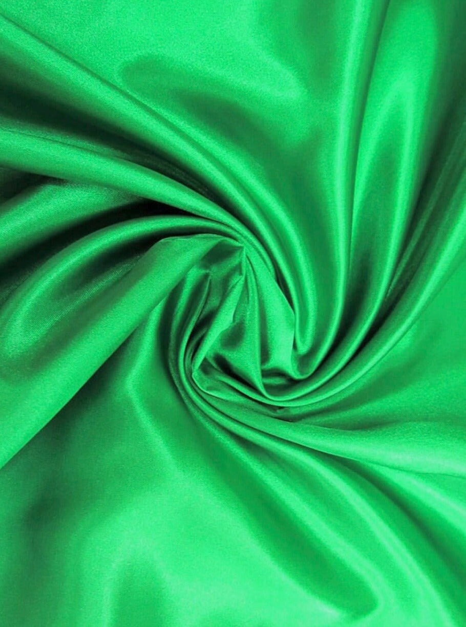 Duchesse Satin Kelly Green