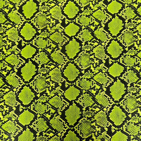 Snake Skin Faux Leather Vinyl Fabric Caicos Style, 54” Wide, Felt Backing for Handbags, Crafts & Décor