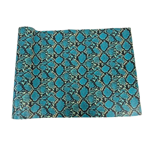 Faux Leather Vinyl Fabric Caicos Snake Skin