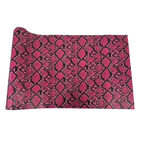 Faux Leather Vinyl Fabric Caicos Snake Skin