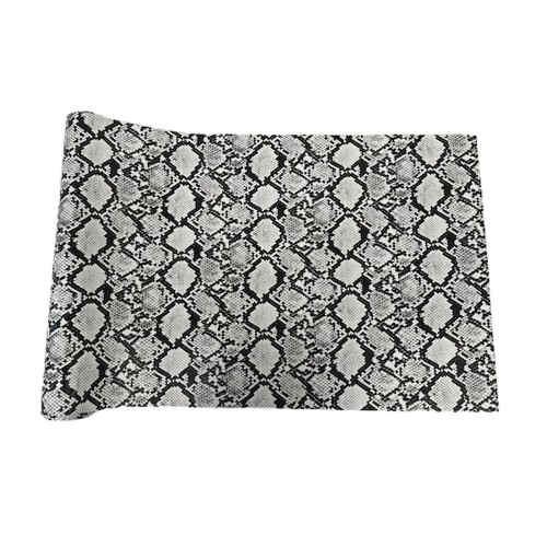 Faux Leather Vinyl Fabric Caicos Snake Skin