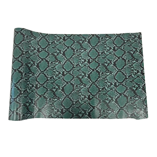 Faux Leather Vinyl Fabric Caicos Snake Skin