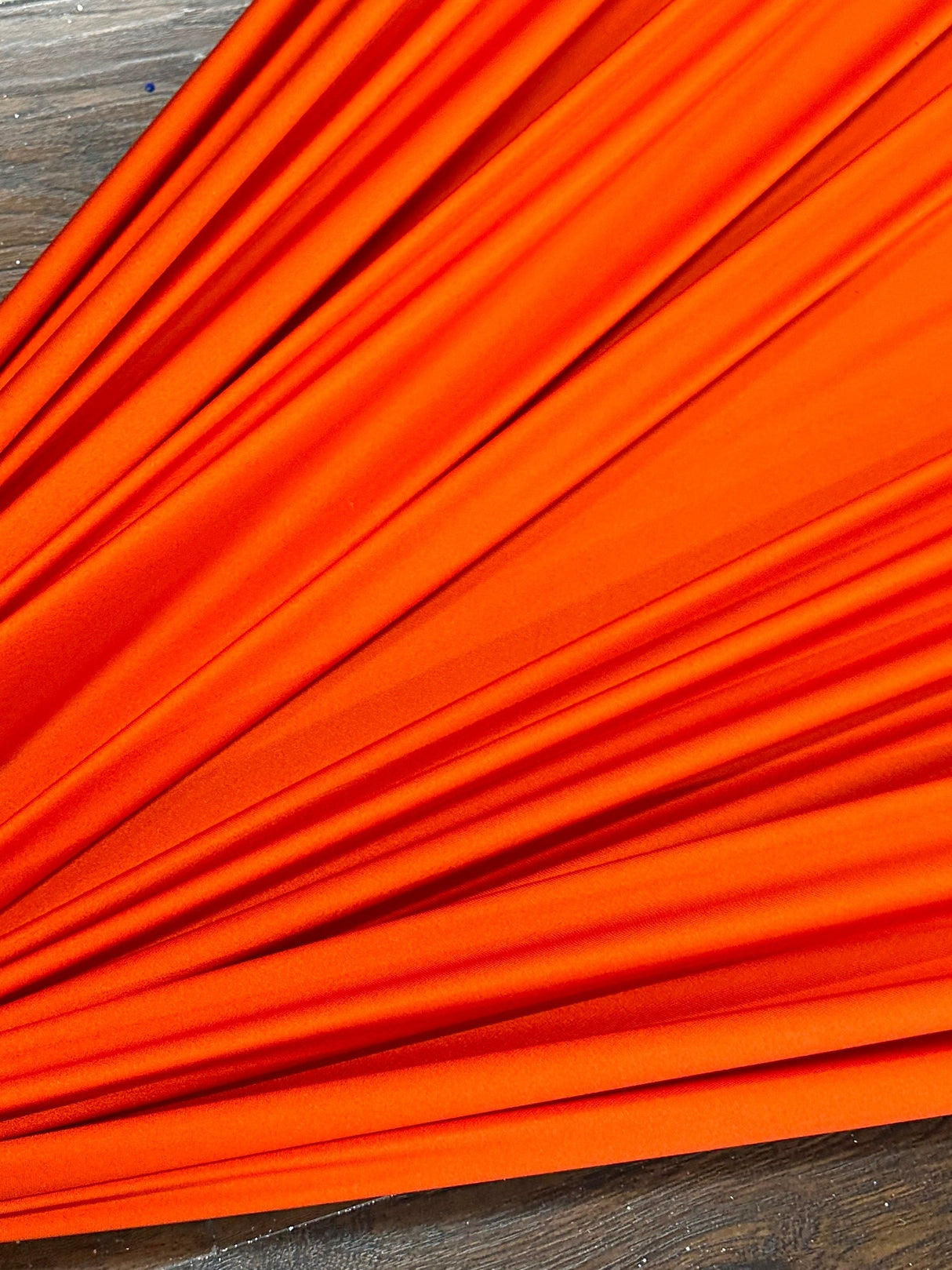 Shiny Orange Yoga Spandex