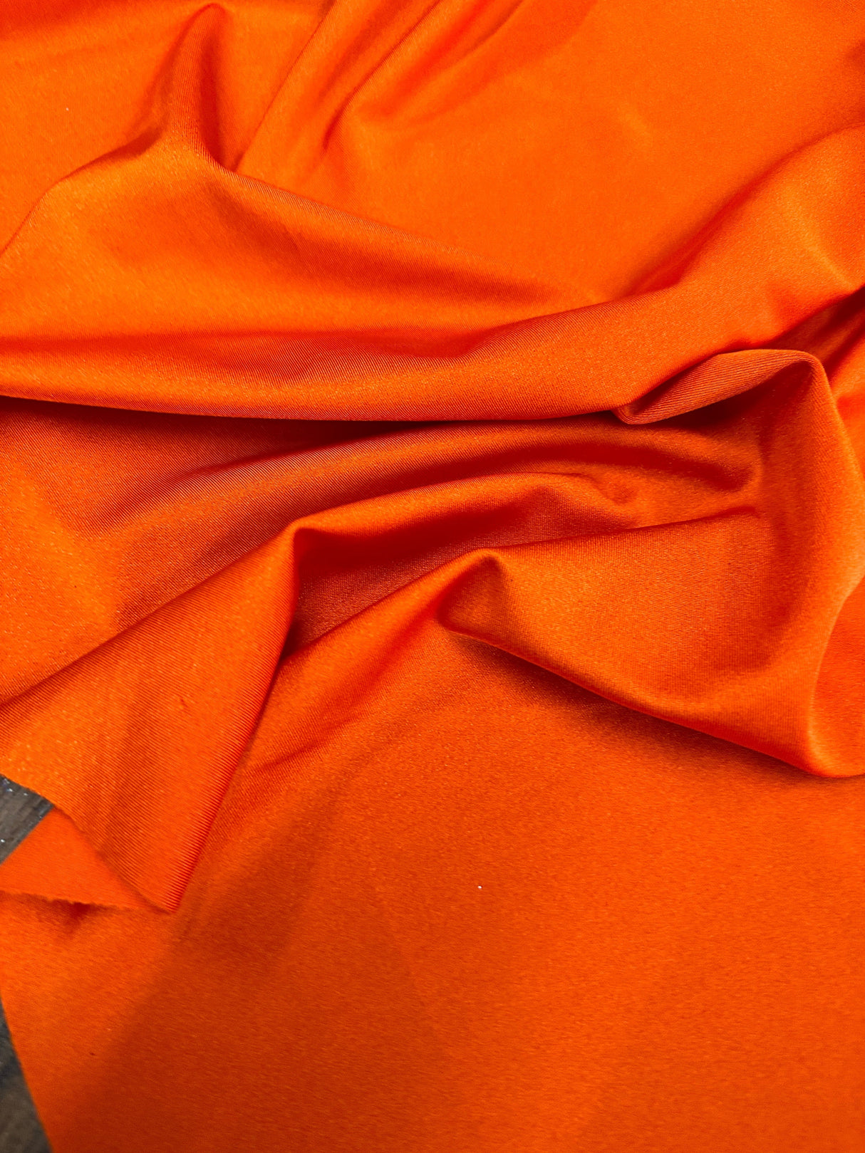 Shiny Orange Yoga Spandex