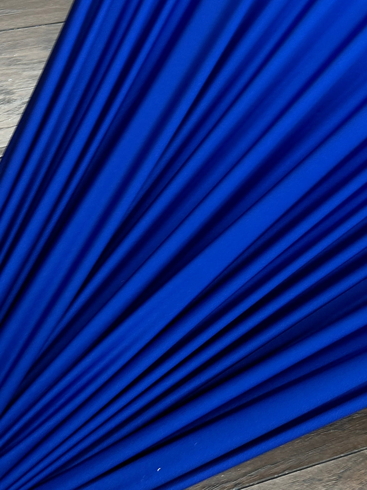 Shiny Royal Blue Yoga Spandex
