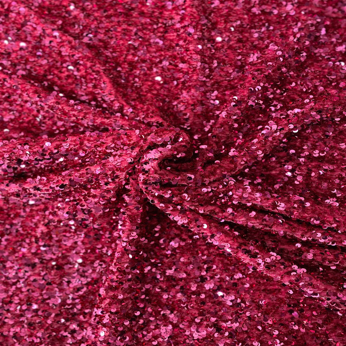 Sequins Embroidered Stretch Velvet Rodeo Fabric - 100 Percent Polyester Fabric, 2-Way Stretch, 60" Width, Sequins 54" Width, Multiple Colors (1 Yard)